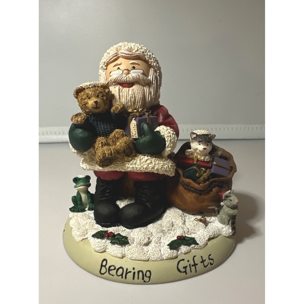 Limited Edition #1461--©1998 Zingle-Berry Bearing Gifts Santa‎ Figurine Kringle
